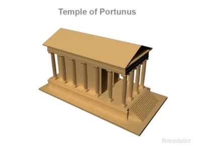 Temple of Portunus 3D model