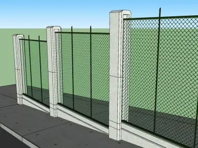 Site Wall Design 3D model