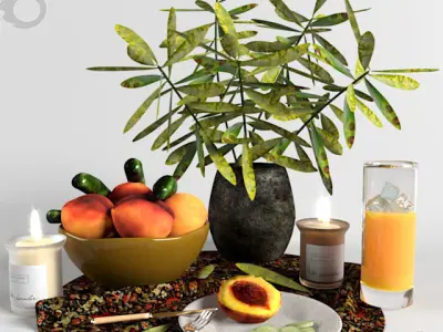 kitchen assessories 2 3D model