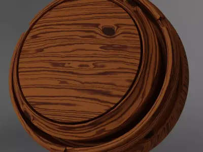 Seamless PBR Wood - Walnut Light 004 Texture