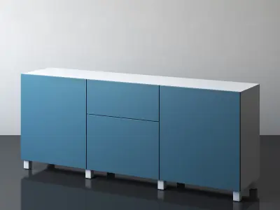 BESTA Storage combination 3D model