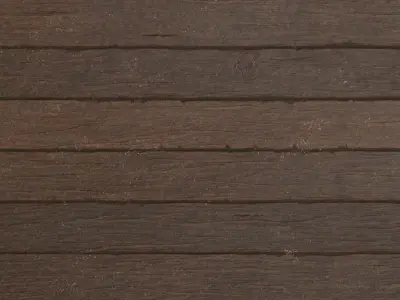 Minimal White Painted Wood with Natural Knots PBR Seamless Texture