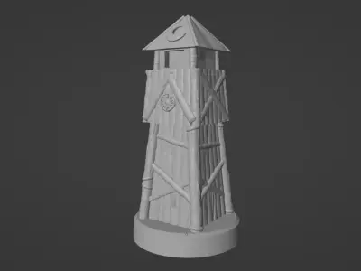 3D Model Fantasy Tower 3D print model