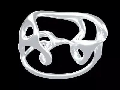 Abstract Shape v30 002 Low-poly 3D model