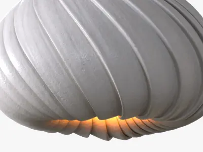 Ceiling Light Makhno Mushlya Low-poly 3D model