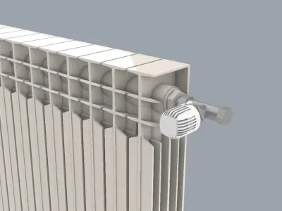 Home Hot Water Radiator PM 3D print model
