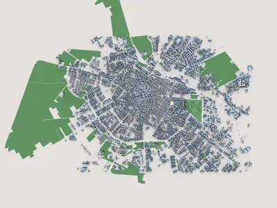Foggia City Italy 3D model