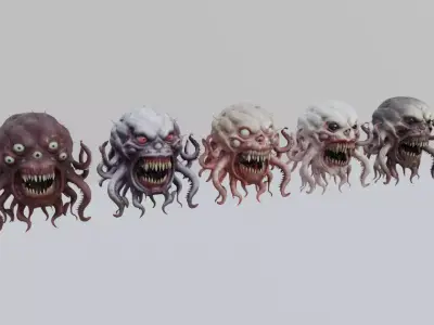 Grotesque Monster Pack 3D model