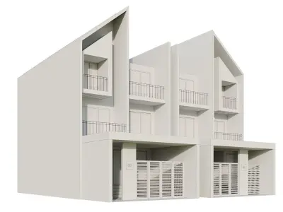 Modren house 08 3D model