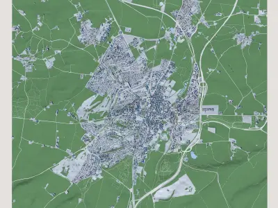 Cityscape Winchester Great Britain 3D model purchase