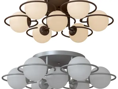 Ceiling chandelier Galio SL418-402-07 and SL418-102-07 3D model