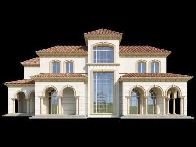 Mediterranean Villa Design 015 3D model