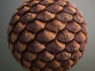 Material Skin Alien 8 Seamless PBR Texture Texture