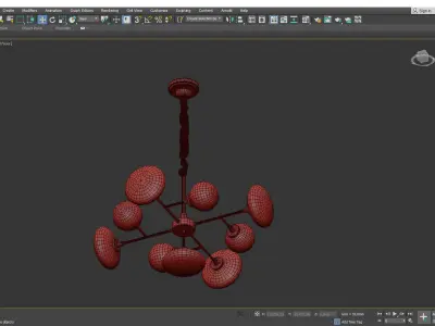 BOLOGNA CHANDELIER Low-poly 3D model