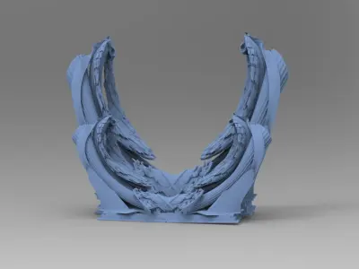 Eternity Portal Realms gate 3 3D model