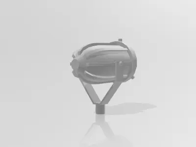 Searchlight for ship models Free 3D print model