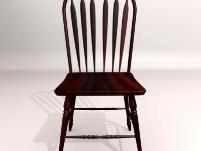 3D Model Windsor Side Chair 3D model