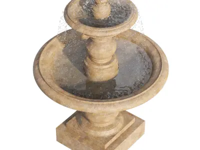San Pietro Fountain 3D model