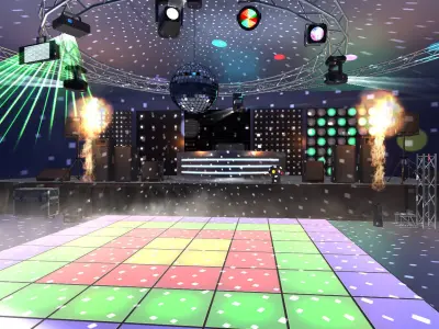 Stage Equipment for Unity and Unreal Low-poly 3D model