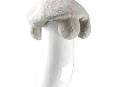 Pendant illuminated sculpture Low-poly 3D model