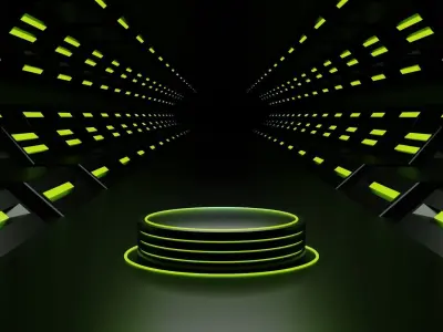 Sci Fi Product Display Podium 3D model