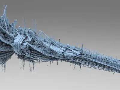 London Modern Art Tower 2 3D model