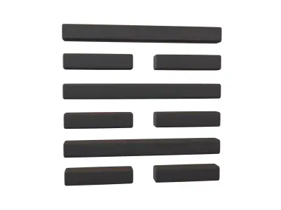 I Ching Hexagrams 64 wei ji v1 001 Low-poly 3D model