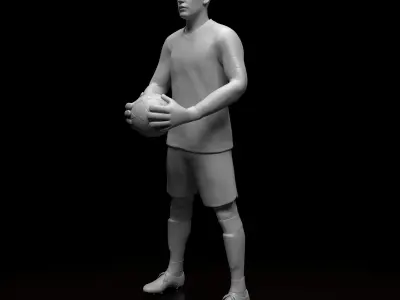 Neuer Bayern Munich Football Player STL files 3D print model 3D print model