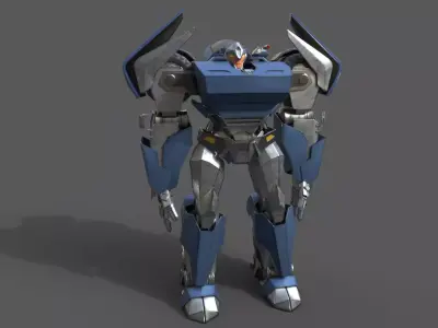 TRANSFORMERS  BREAKDOWN Low-poly 3D model