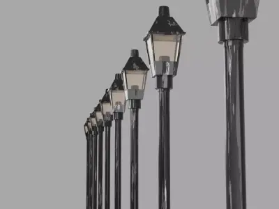 Lamppost Design 1  3D model