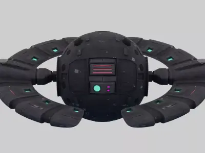 SCIFI Drone 3D model by Arobaco