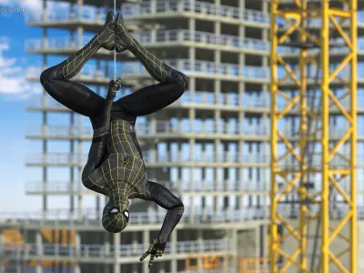  Spiderman Rigged Collection for Cinema 4D 