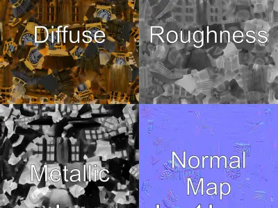 Big Ben Clock Tower London Model Low-poly 3D model