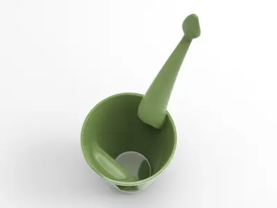Lew Watering Can Low-poly 3D model