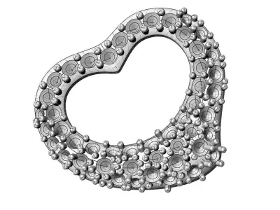 Pendant love 3D print model purchase