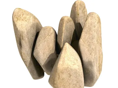 Rocks - 4 Models 3D print model