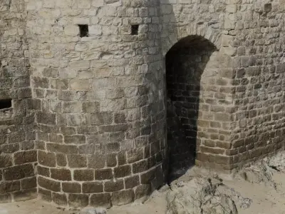 Beach Fort Wall - 3D scan 3D model