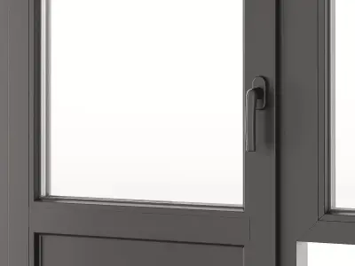 Modern windows 4 3D model