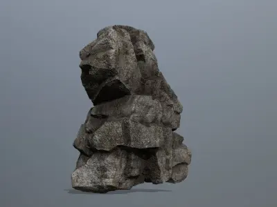 Rocks rock Low-poly 3D model buy