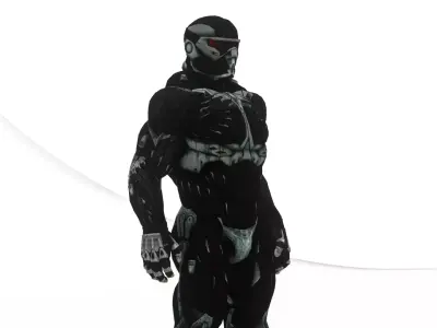 Crysis Nanosuit 2 3D Model  Ultimate Military Exosuit  Low-poly 3D model