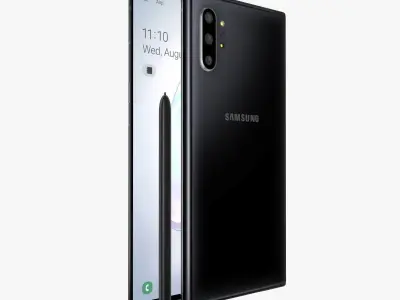 Samsung Galaxy Note 10 Plus Full Color 3D model