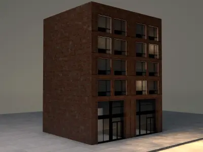 Building Facade  3D model