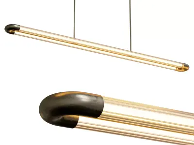 strata pendant light Low-poly 3D model