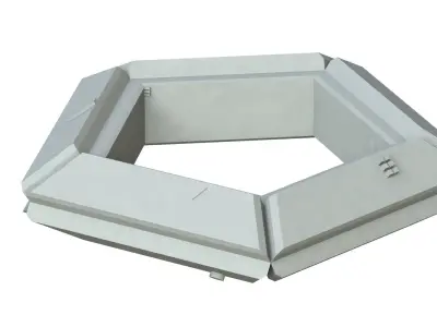 Sci Fi Object No 3868 Low Poly Low-poly 3D model