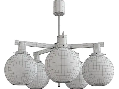 Hans Agne Jakobsson Ceiling Lamp Low-poly 3D model