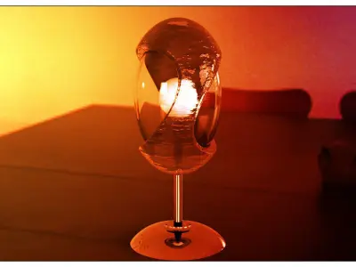 lamp-frosted glass Free 3D model