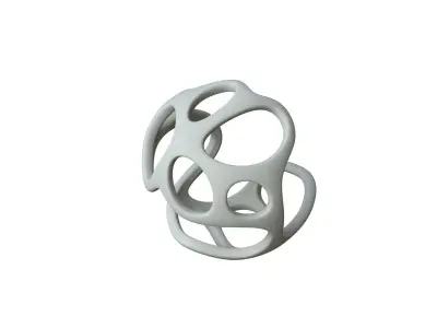 SciFi Cube Object No 33276 Low Poly Shape Texture