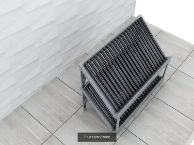 LED Solar Street Light model G3 3D Model Pack