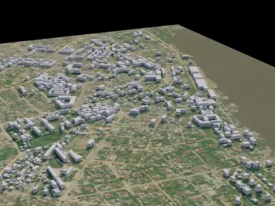 Kisangani - Democratic Republic of the Congo 3D model