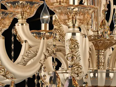 MD 32661-10-5 Osgona Chandelier 3D model